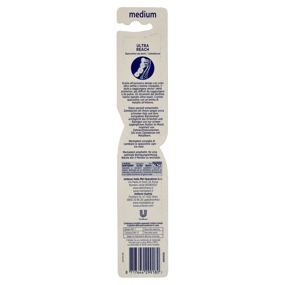 Mentadent Ultra Reach medium